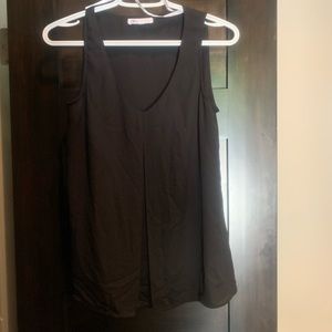 Black tank blouse - never worn
